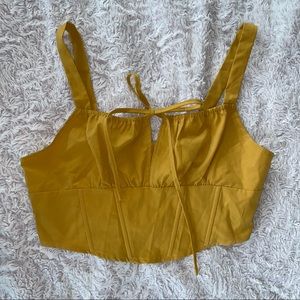 SHEIN Corset Crop Top